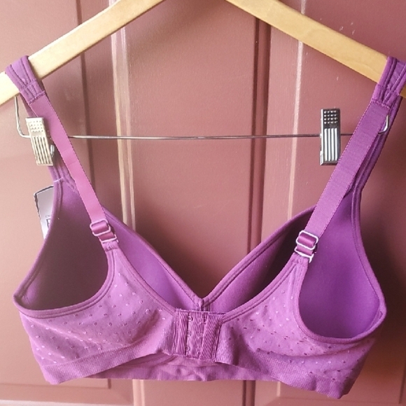 Bali  Comfort Wirefree Women's Plum Bra 40D - Picture 7 of 9